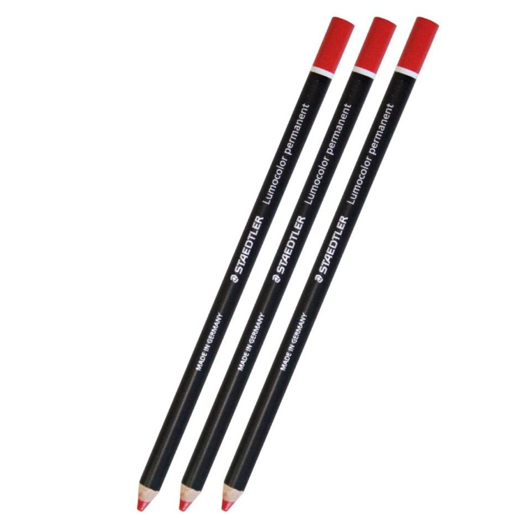 Wodoodporna kredka do kamienia Staedtler S 108 20-2 ( CZERVONA) - 2