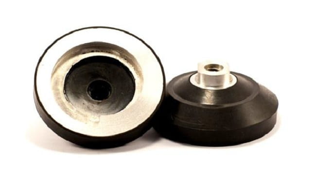UCHWYT ALUMINIOWY W GUMIE M14/ŚLIMAK D-125mm. - 2