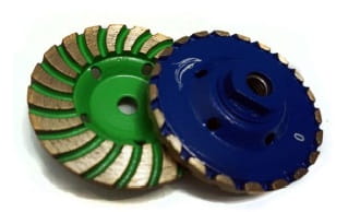 FREZ DIAMENTOWY D-100mm.(Turbo) NA SUCHO (M14) - 1
