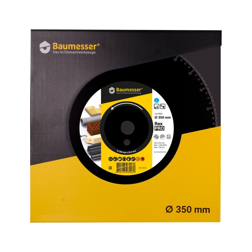 TARCZA DIAMENTOWA  1A1RSS 350mm. PRO REX - 5