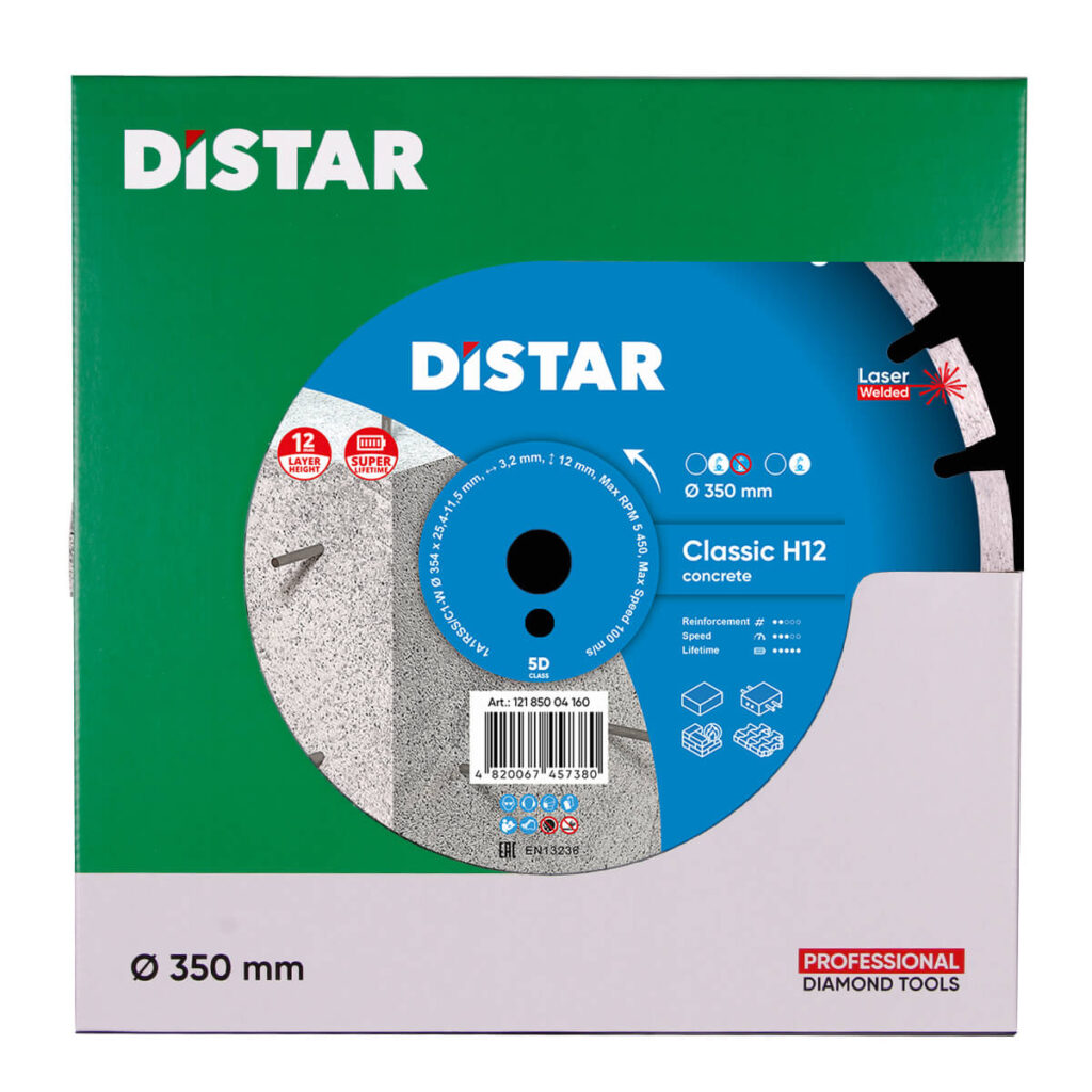 DIAMENTOWA TARCZA 1A1RSS  CLASSIC (H12), 354mm. - 1