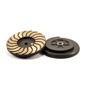 FREZ DIAMENTOWY D-100mm.(guma) NA MOKRO (M14 / Bajonett)