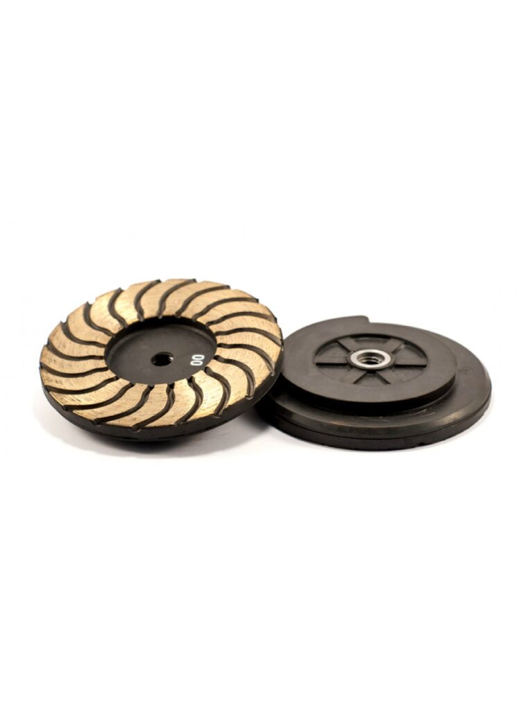 FREZ DIAMENTOWY D-100mm.(guma) NA MOKRO (M14 / Bajonett) - 1