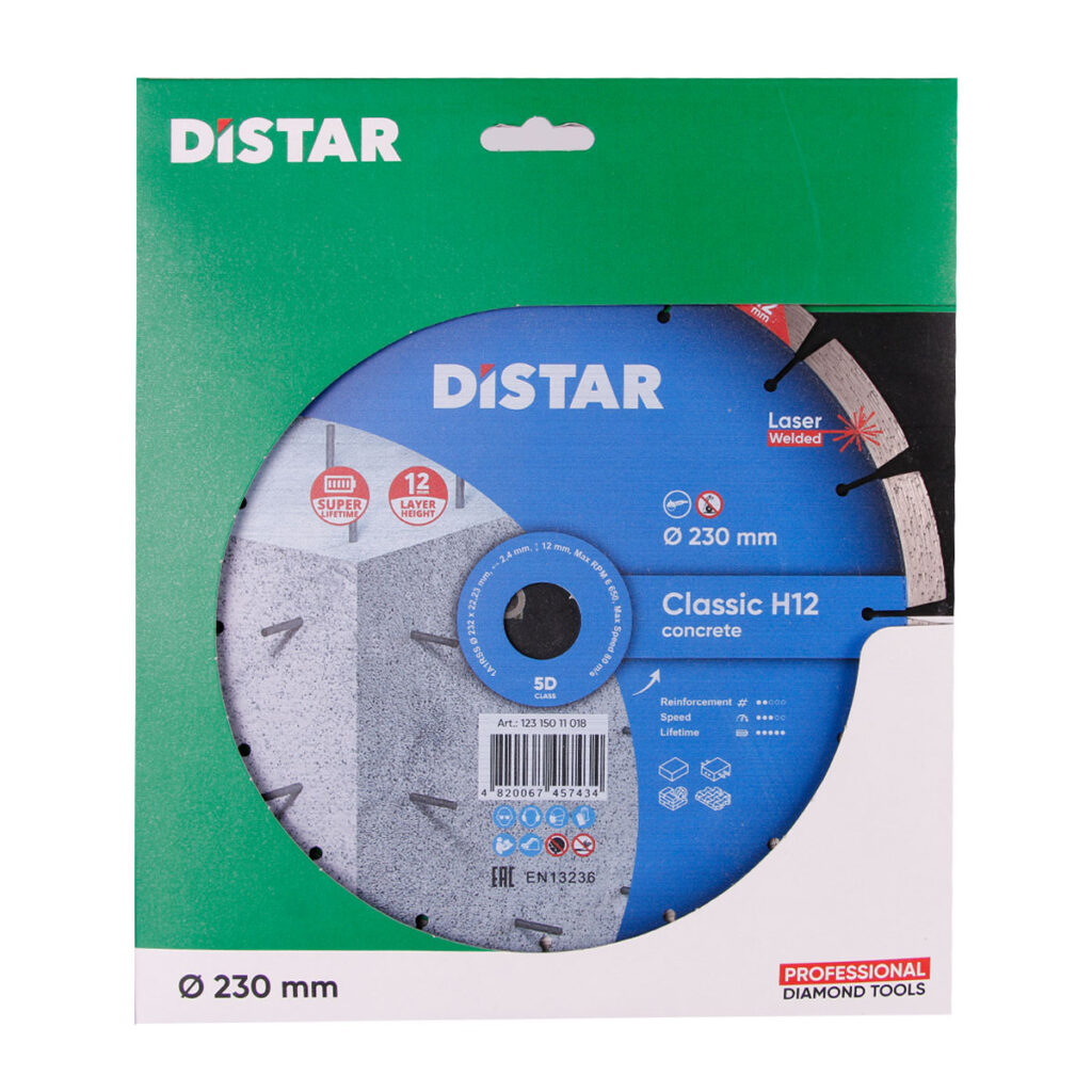 DIAMENTOWA TARCZA  CLASSIC H12, 232mm. - 5