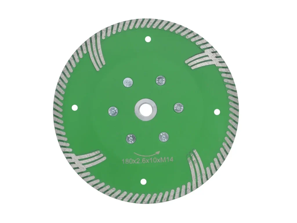 TARCZA DIAMENTOWA DO CIĘCIA GRANITU (Turbo-PRO) D-230mm. (Flansza  M14 ) - 1