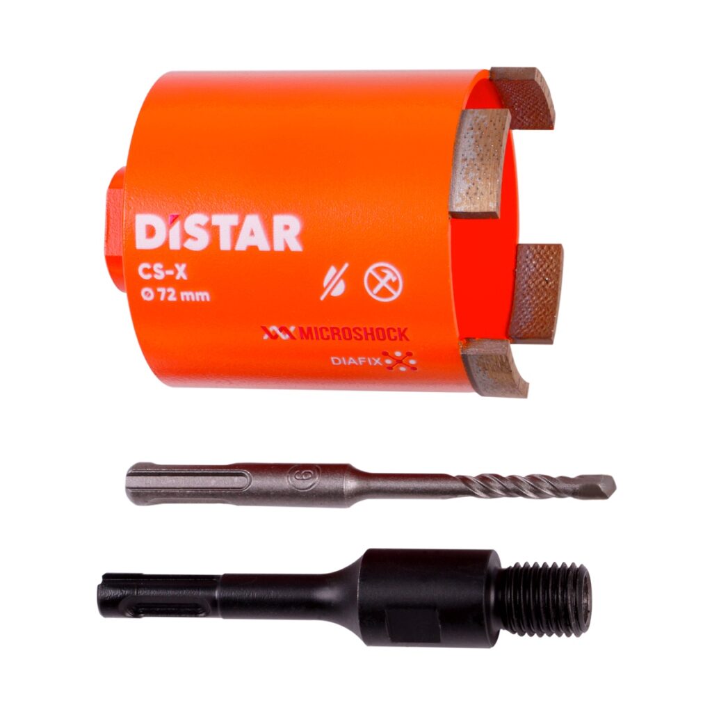 WIERTŁO DIAMENTOWE DDS-W 072x70xSDS+ CS-X - 4