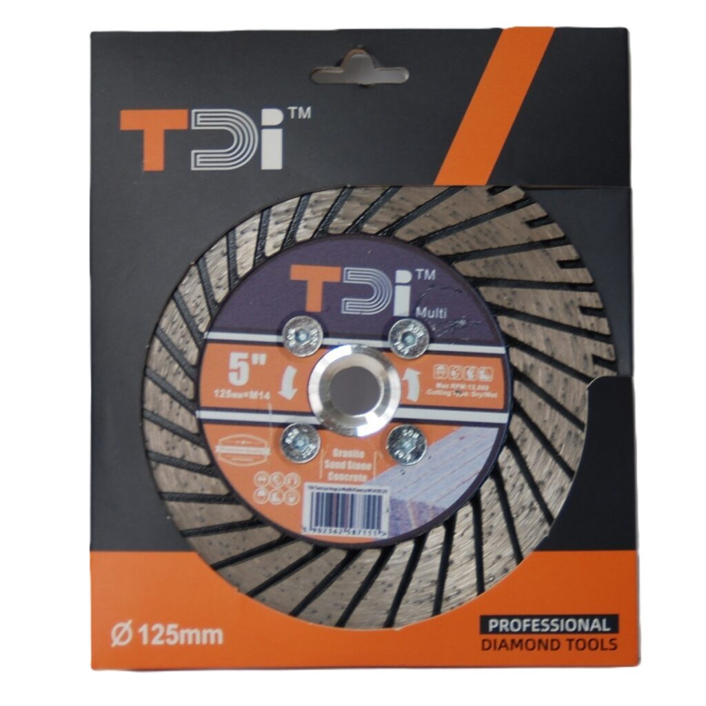 TARCZA  DO CIĘCIA I SZLIFOWANIA TDI „MULTI” D-125mm. M14 F - 3