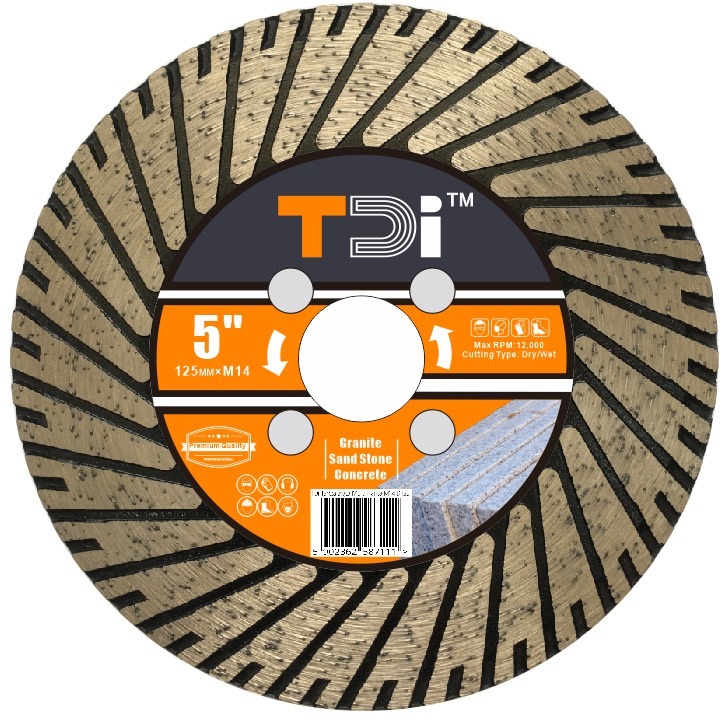 TARCZA  DO CIĘCIA I SZLIFOWANIA TDI „MULTI” D-125mm. M14 F - 1