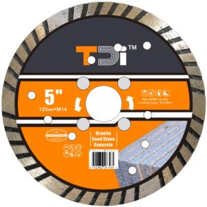 TARCZA DO CIĘCIA GRANITU  TDI „Pazur tygrysa” D-125mm. M14 F
