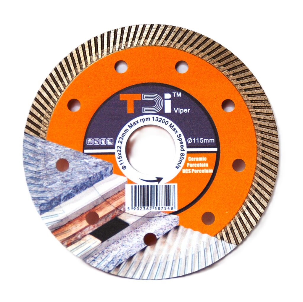 Tarcza diamentowa do gresu TDI  VIPER  Ø115 - 1