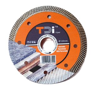 Tarcza diamentowa do cięcia gresu TDI Viper  Ø125  x 22,23 mm