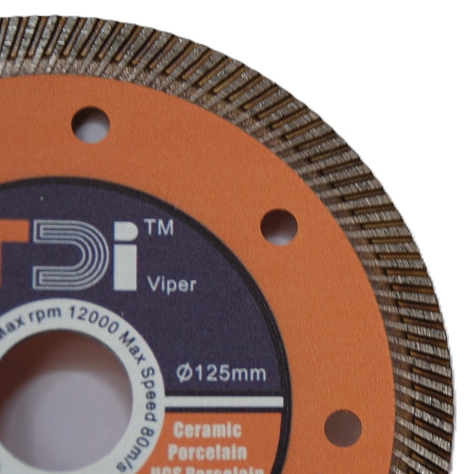 Tarcza diamentowa do cięcia gresu TDI Viper  Ø125  x 22,23 mm - 5