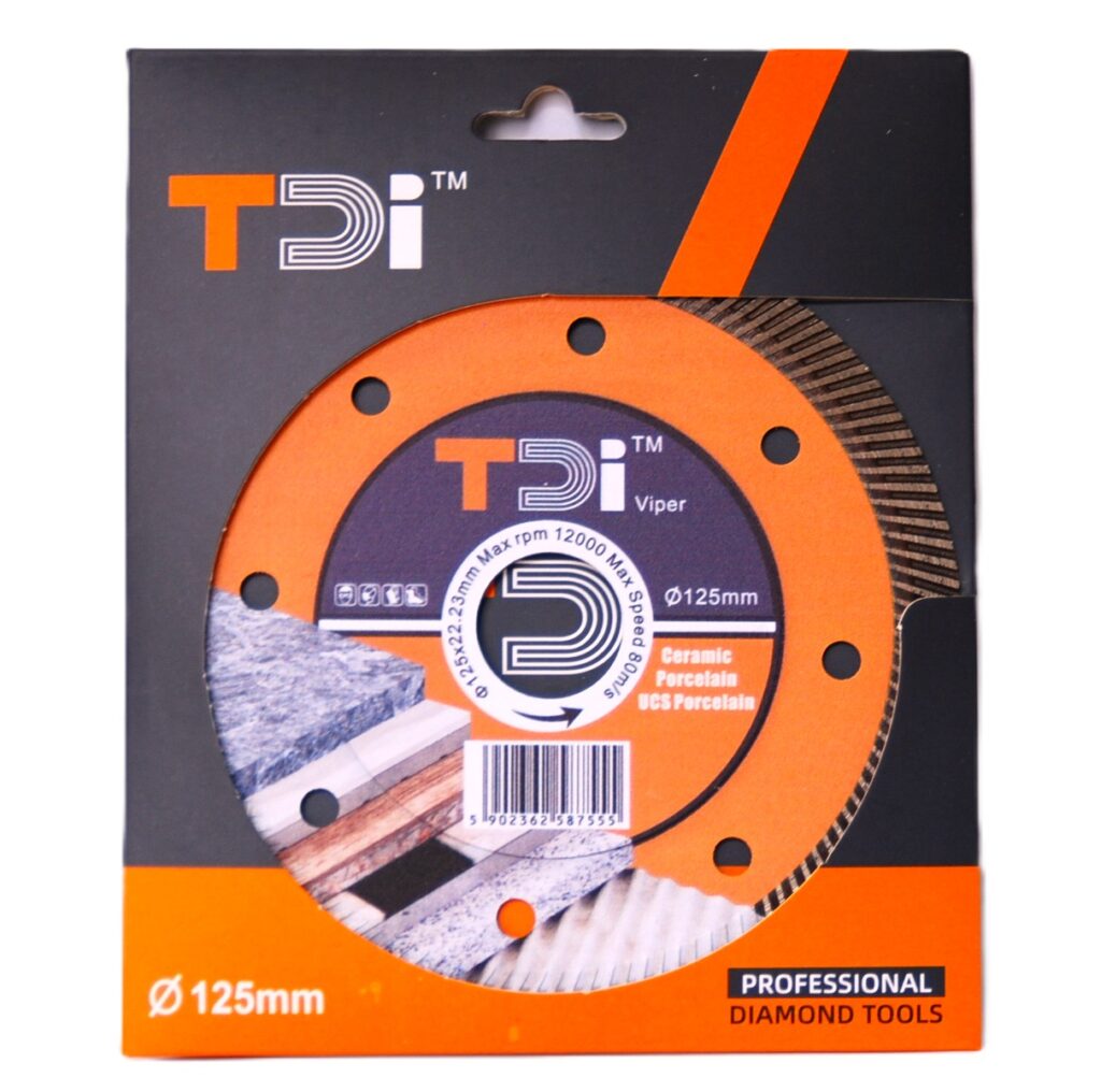 Tarcza diamentowa do cięcia gresu TDI Viper  Ø125  x 22,23 mm - 3