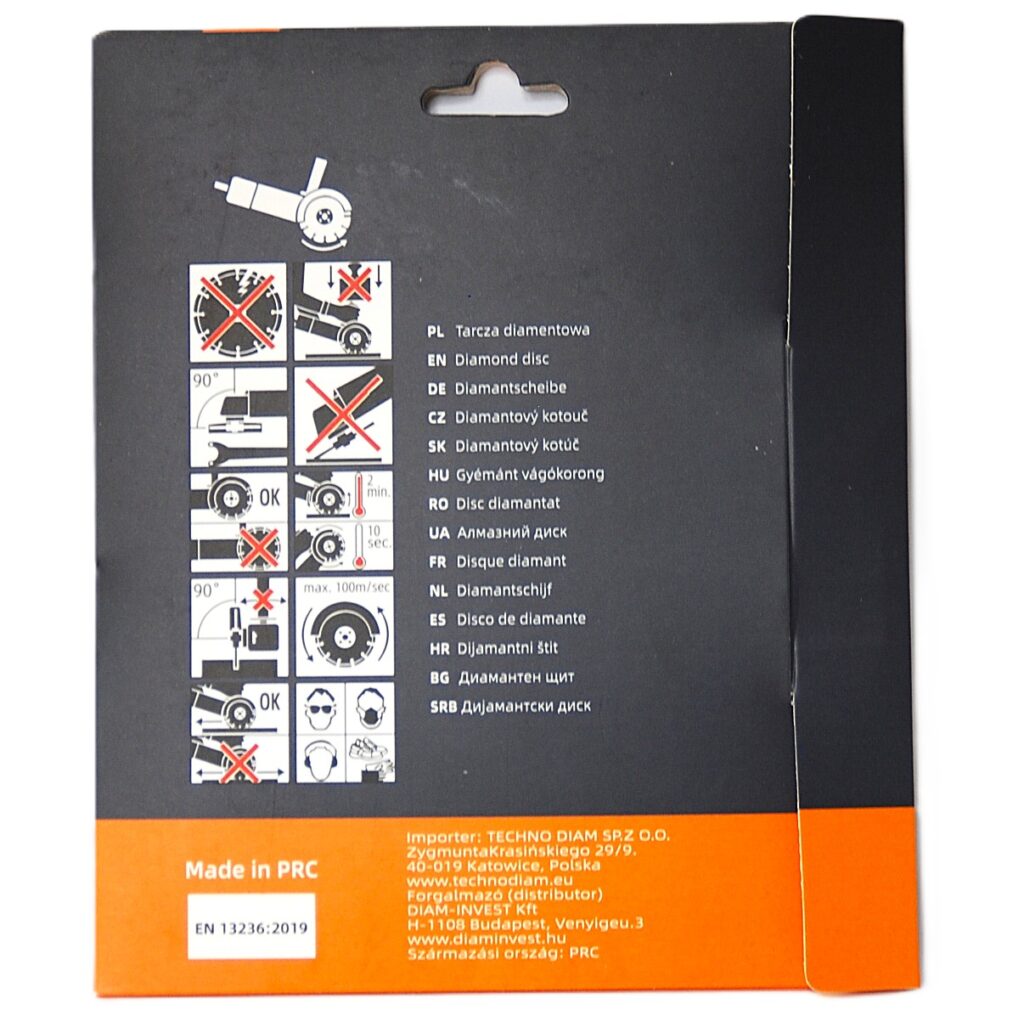 Tarcza diamentowa do cięcia gresu TDI Viper  Ø125  x 22,23 mm - 4