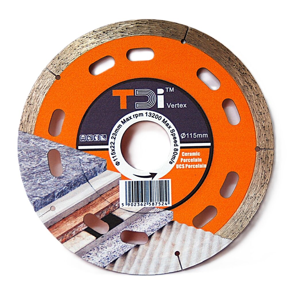Diamentowa tarcza tnąca TDI Vertex 115mm /1,2mm - 1