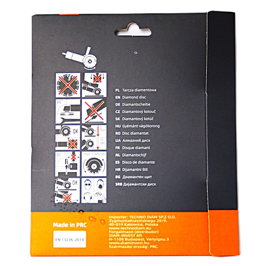 Diamentowa tarcza tnąca TDI Vertex 115mm /1,2mm - 4
